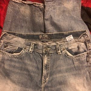 Silver jeans